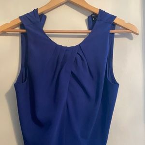 Blue formal dress romper